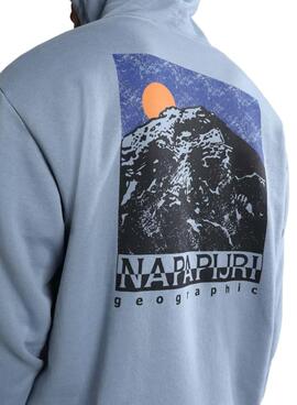 Sudadera Napapijri Mataje Azul para Hombre y Mujer