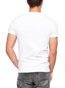 Camiseta Superdry Malibu Blanco Hombre
