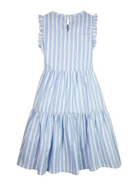 Vestido Tommy Hilfiger Striped Azul para Niña