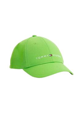 Gorra Tommy Hilfiger Flag Verde Niña y Niño