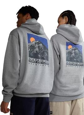 Sudadera Napapijri Mataje Gris Hombre y Mujer