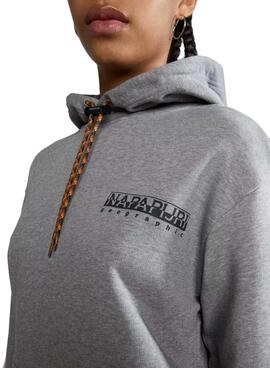 Sudadera Napapijri Mataje Gris Hombre y Mujer