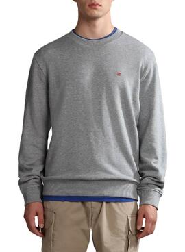 Sudadera Napapijri Balis Crew Gris para Hombre