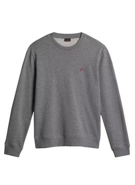 Sudadera Napapijri Balis Crew Gris para Hombre