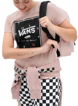 Camiseta Vans Micro Disty Rosa para Mujer