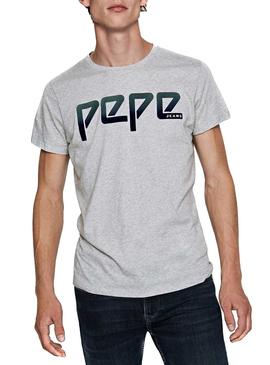 Camiseta Pepe Jeans Mack Gris Hombre