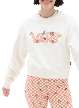 Sudadera Vans Fruit Check Blanco para Mujer