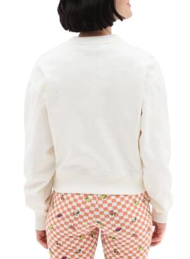 Sudadera Vans Fruit Check Blanco para Mujer