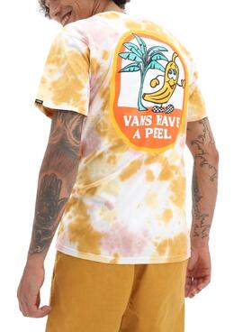 Camiseta Vans Peel Ocre para Hombre