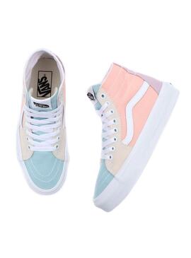 Zapatillas Vans UA SK8-Hi Tapered Turquesa Mujer