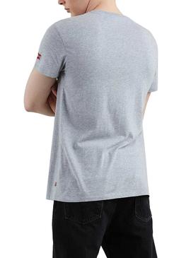 Camiseta Levis Graphic Setin Mickey Gris De Hombre