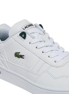 Zapatillas Lacoste T-Clip Blanco para Niño