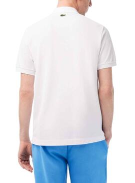 Polo Lacoste Netflix Stranger Things Blanco Hombre