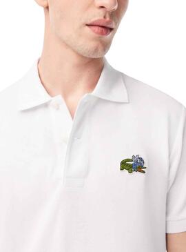 Polo Lacoste Netflix Bridgerton Blanco para Hombre