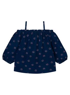 Top Pepe Jeans Siara Marino para Niña