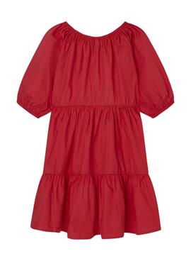 Vestido Pepe Jeans Soraya Rojo para Niña