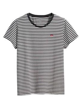 Camiseta Levis Perfect Tee Negro Para Mujer