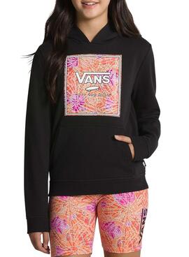 Sudadera Vans Camo Box Negro para Niña