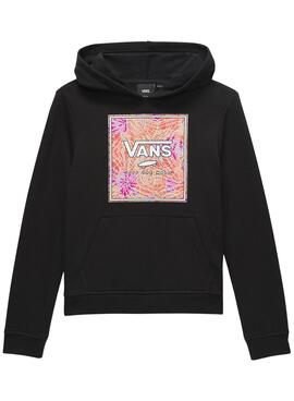 Sudadera Vans Camo Box Negro para Niña