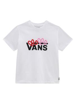 Camiseta Vans Valentines Blanco para Niña