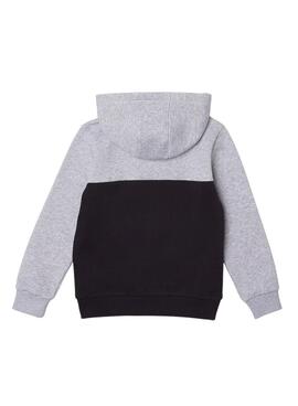 Sudadera Lacoste Colorblock Gris para Niño