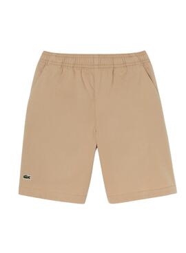 Bermuda Lacoste Sport Beige para Niño