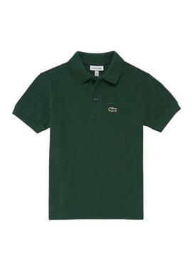 Polo Lacoste Classic Fit Verde para Niño