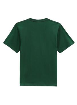 Camiseta Vans Logo Fill Verde para Niña y Niño