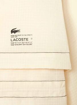 Parka Lacoste BF2883 Beige para Mujer