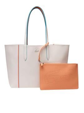 Bolso Lacoste Contrast Blanco para Mujer