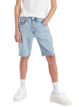 Bermudas Levis 501 Luxor Azul para Niño