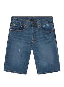 Bermuda Levis 501 Original Azul para Niño