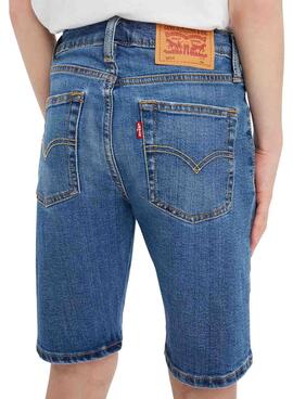 Bermuda Levis 501 Original Azul para Niño