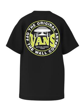 Camiseta Vans Established Negro para Niño