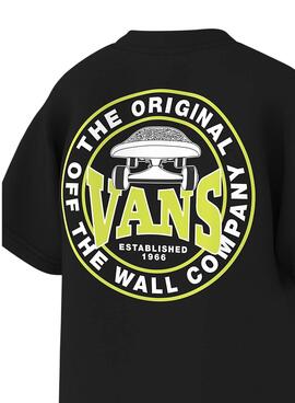 Camiseta Vans Established Negro para Niño