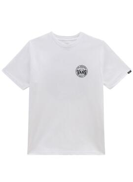 Camiseta Vans Established Blanco para Niño