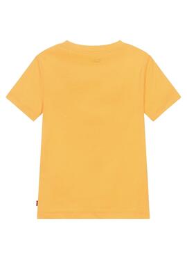 Camiseta Levis Batwing Ocre para Niño