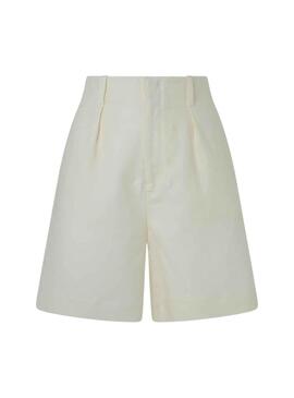 Bermudas Pepe Jeans Cruz Beige para Mujer