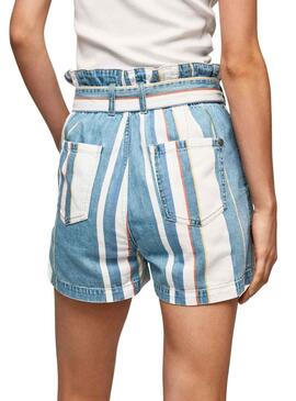 Shorts Pepe Jeans Phoebe Retro para Mujer