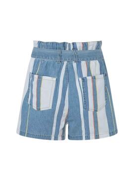 Shorts Pepe Jeans Phoebe Retro para Mujer