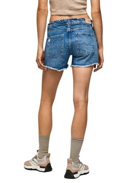 Shorts Pepe Jeans Thrasher Azul para Mujer