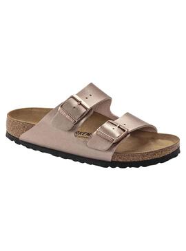 Sandalias Birkenstock Arizona Cobre Para Mujer