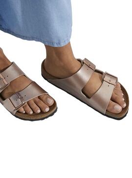 Sandalias Birkenstock Arizona Cobre Para Mujer