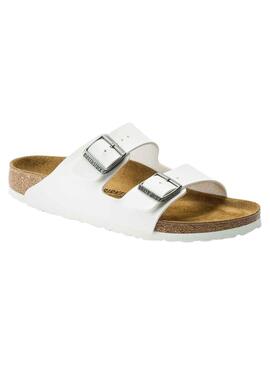 Sandalias Birkenstock Arizona BF Blanco Mujer