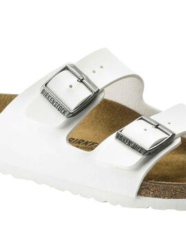 Sandalias Birkenstock Arizona BF Blanco Mujer