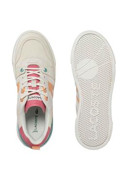 Zapatillas Lacoste L002 Beige para Mujer