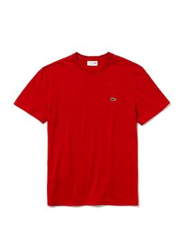 Camiseta Lacoste Basico Rojo Hombre