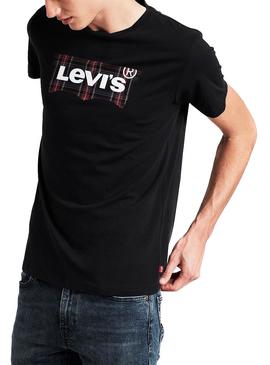 Camiseta Levis Housemark Graphic Negro Hombre