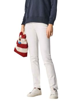 Pantalón Vaquero Pepe Jeans Grace Blanco Mujer