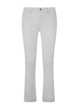 Pantalón Vaquero Pepe Jeans Grace Blanco Mujer